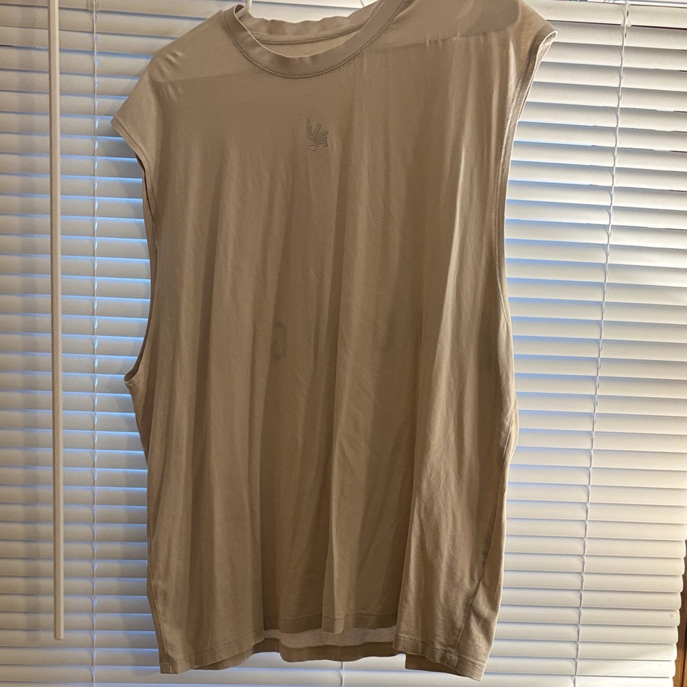 Sleeveless Beige Top